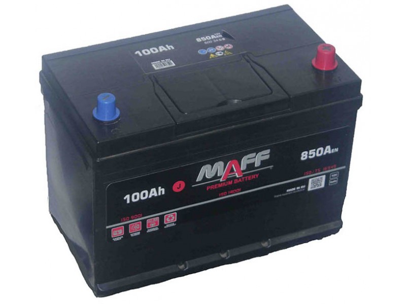 Аккумулятор MAFF Premium Asia 100 A/h 850А R+/L+