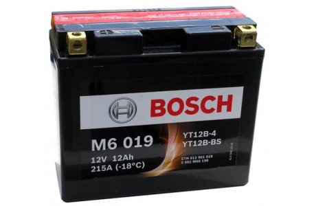 Аккумулятор Bosch M6 019 512 901 019 (12 A/H), 215A , YT12B-BS / YT12B-4