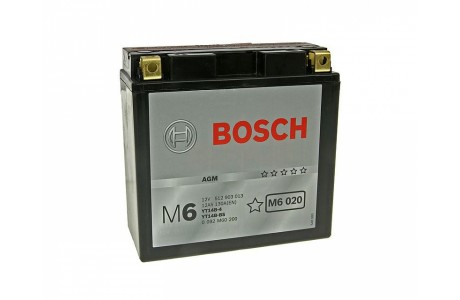 Аккумулятор Bosch M6 020 512 903 013 (12 A/H), 190A,  YT14B-BS / YT14B-4