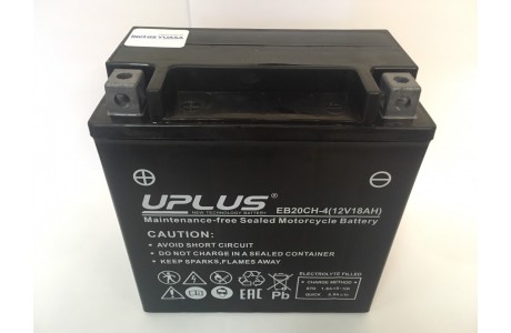 Аккумулятор UPLUS Super Star EB20CH-4 (YTX 20CH; YTX 16) (18Ah) L+