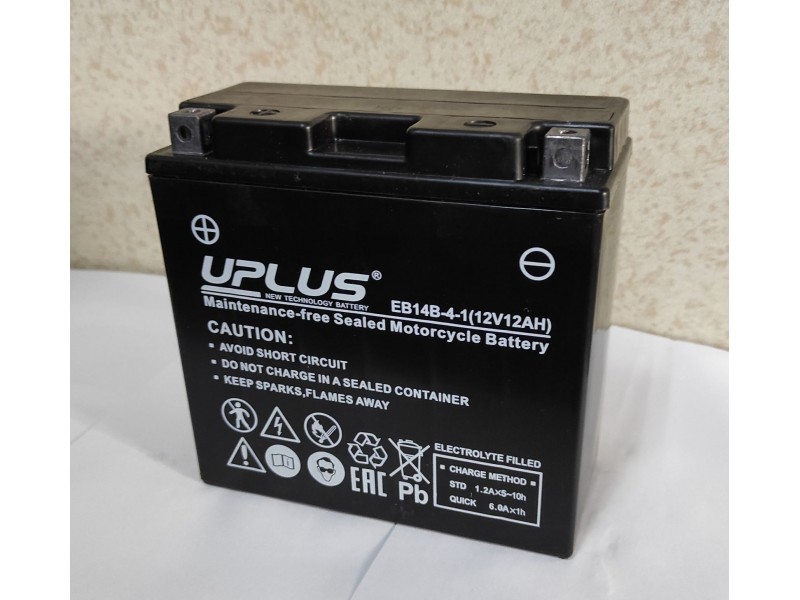 Аккумулятор Uplus EB14B-4-1 (12ah) 220en