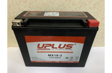 Аккумулятор UPLUS Super Star MX 18-3 12 V 20Ah R+