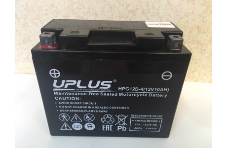 Аккумулятор UPLUS HPG12B-4 L+