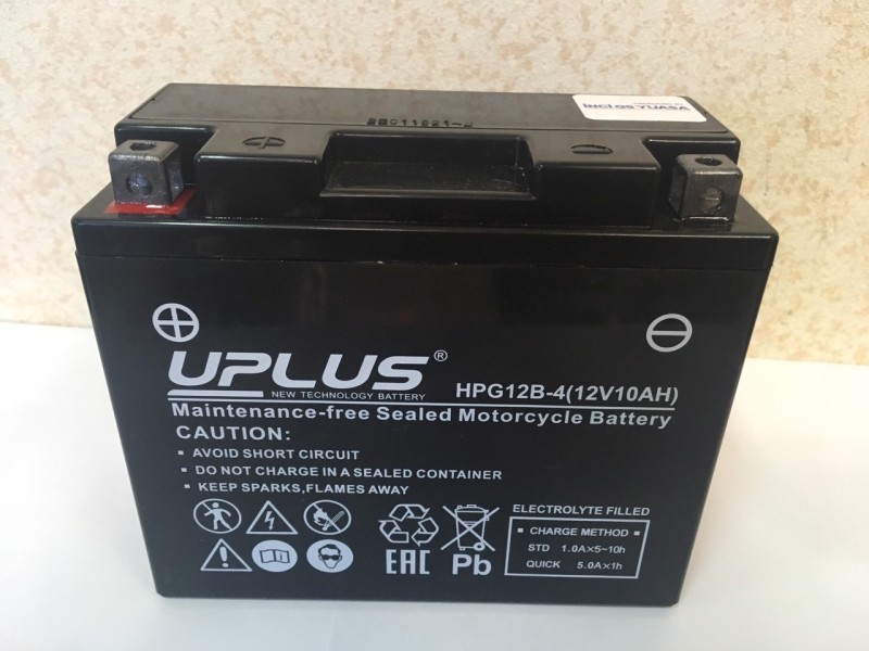 Аккумулятор UPLUS HPG12B-4 L+