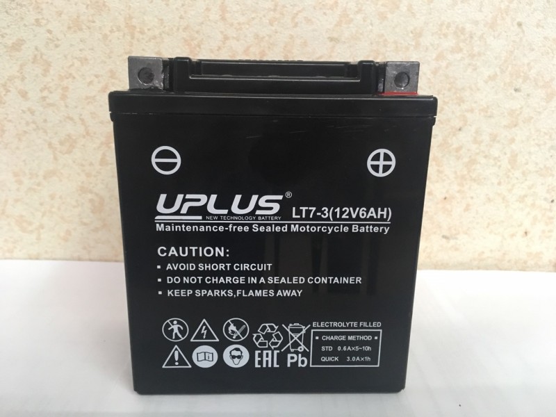 Аккумулятор UPLUS LT7-3 (YTX 7L- BS 506014) 6 Ач R+