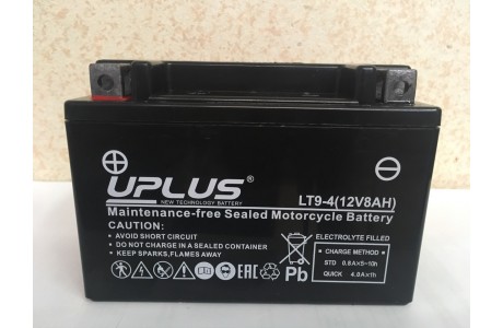 Аккумулятор UPLUS Super Start LT9-4 (YTX 9- BS 508012) 8 Ач L+
