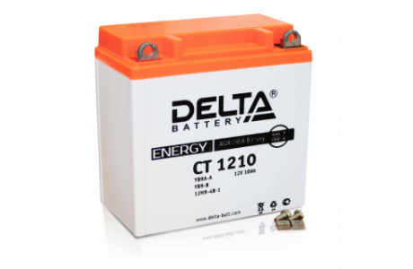 Аккумулятор Delta CT1210 (YB9A-A, YB9-B, 12N9-4B-1)