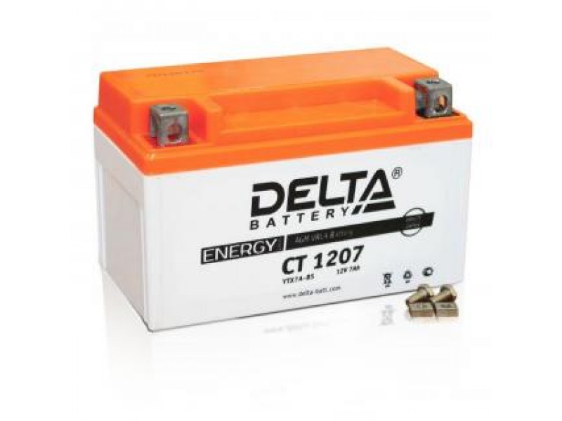 Аккумулятор Delta CT1207 (YTX7A-BS)