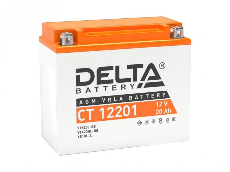 Аккумулятор Delta CT12201 (20 А/ч)