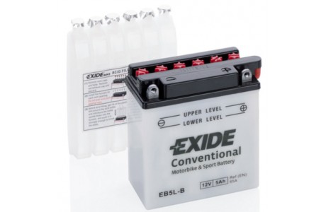 Аккумулятор Exide EB5L-B (5 A/h), 65А R+