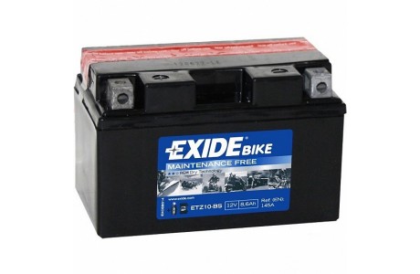 Аккумулятор Exide ETZ10-BS (8,6 A/h), 145A L+