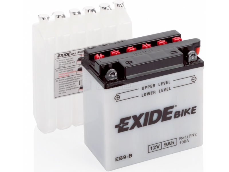 Аккумулятор Exide EB9-B (9 A/h), 100А L+