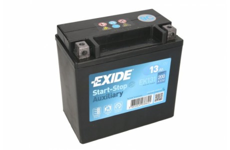 Аккумулятор Exide AGM Start-stop EK131 (13 A/h), 200А L+