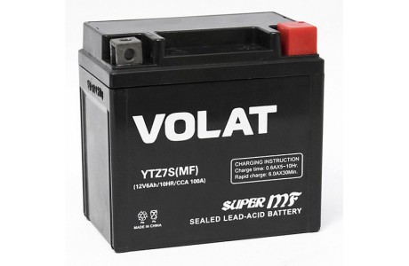 Аккумулятор VOLAT YTZ7S-BS (MF) AGM 6 A/h 100A R+