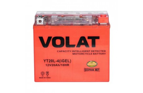 Аккумулятор VOLAT YT20L-4 (iGEL) 20 A/h 330A R+