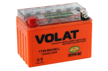 Аккумулятор VOLAT YTX9-BS (iGEL) 9 A/h 135A L+