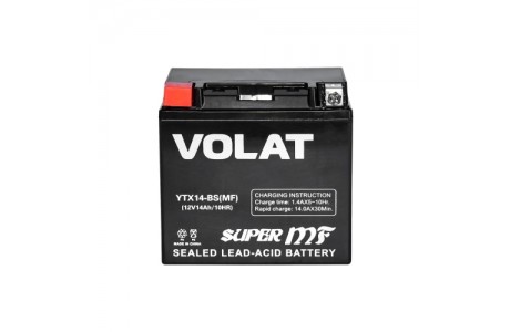 Аккумулятор VOLAT YTX14-BS AGM 14 A/h 200A L+