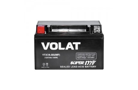 Аккумулятор VOLAT YTX7A-BS AGM 7 A/h 105A L+