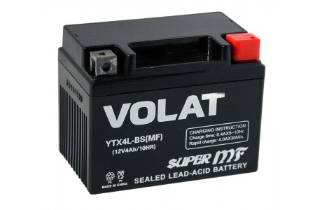 Аккумулятор VOLAT YTX4L-BS AGM 4 A/h 50A R+